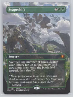 Scapeshift (Borderless) Normal M Special Guests 34 NM - Image 1