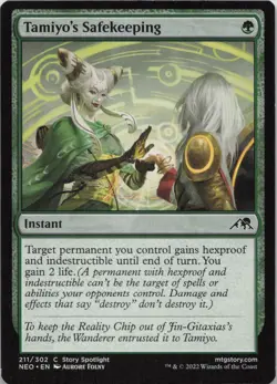Tamiyo's Safekeeping C Kamigawa: Neon Dynasty 211 - LP MTG - Image 1