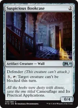 NM-Mint, English MTG Regular Suspicious Bookcase Core Set 2019 Magic the Gatheri - Image 1