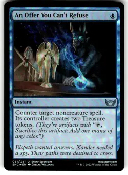 An Offer You Can't Refuse Streets of New Capenna Foil MTG NM - Image 1