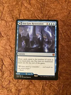 Sea Gate Restoration MYTHIC ZNR 076/280 NM English MTG Zendikar Rising Land - Image 1