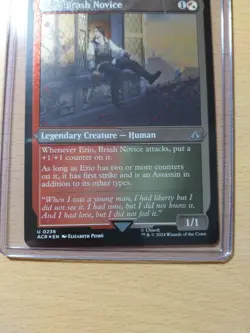 Ezio, Brash Novice Foil Etched Uncommon, Assassin's Creed #236, MTG Magic - Image 2