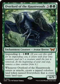 Overlord of the Hauntwoods (Extended Art) Duskmourn: House of Horror Magic MTG - Image 1