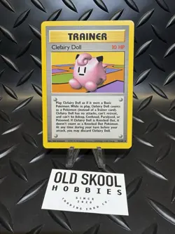 Pokemon WOTC Base Set ~ Clefairy Doll Trainer Rare 70/102 ~ NM/MINT - Image 1