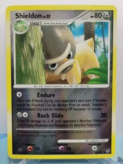 Shieldon - 62/127 - Uncommon - Reverse Holo Pokemon Platinum - LP - Image 1