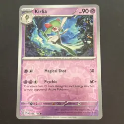 Kirlia 085/198 Sv01: Scarlet & Violet Base Set Reverse Holo Pokemon TCG LP 2023 - Image 1