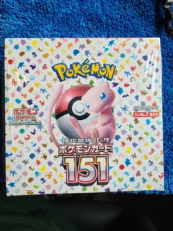 Pokemon 151 Japanese Booster Box Factory Sealed US seller With Shrink READ - Image 1