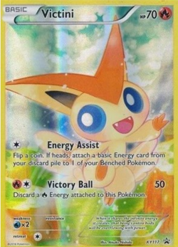 Pokemon - XY PROMO - Victini xy117 - Condition (NEAR-MINT) - Image 1
