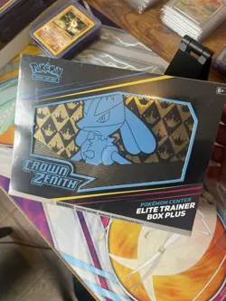 Crown Zenith Pokemon Center Elite Trainer Box Plus ETB New & Sealed - Image 1