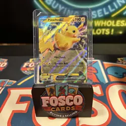 2023 Pokemon Pikachu EX #063/193 Paldea Evolved Double Rare Holo - Image 3