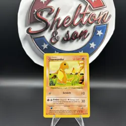 Charmander 46/102 Common - 1999 Pokemon Base Set Shadowless NM - Image 1