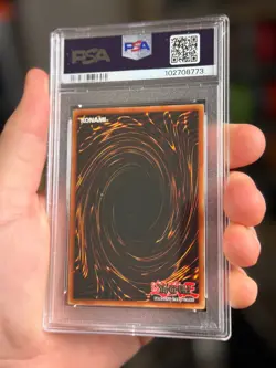 2002 Yu-Gi-Oh LOB Flame Swordsman Legend/Blue Eyes 1st Edition PSA 9 Wavy - Image 3