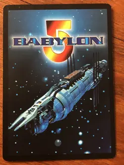 MR JONES BABYLON 5 CCG COLLECTORS CARD NEAR MINT CRUSADE UNPLAYED PRECEDENCE - Image 2