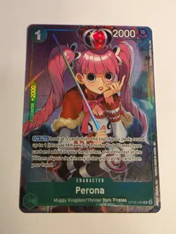 Perona (Illustration Box Vol.4) OP09-034 One Piece Promotion Cards Foil NM - Image 1