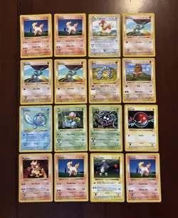 Vintage Pokemon Shadowless Base Set Card Lot - WOTC - Image 4