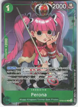 Perona (Illustration Box Vol.4) R One Piece Promotion Cards OP09-034 LP-NM - Image 1