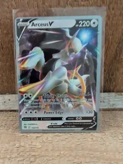 Arceus V 122/172 World Championships 2022 Deck Promo SWSH Pokemon Card NM - Image 1