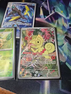 Pokemon 3 Card Lot Art Rares Pokeballs English - Image 3
