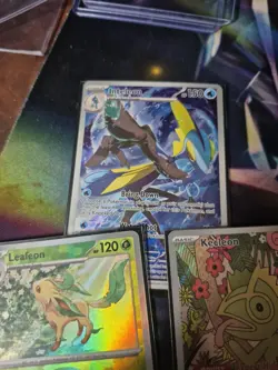 Pokemon 3 Card Lot Art Rares Pokeballs English - Image 4