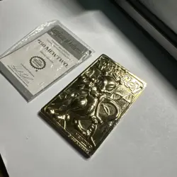 Pokemon Burger King Gold-Plated Card Mewtwo #150 Pokeball Card with certificate - Image 4