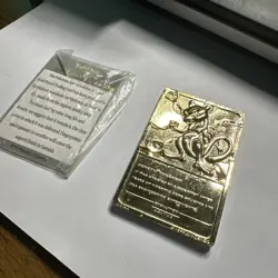 Pokemon Burger King Gold-Plated Card Mewtwo #150 Pokeball Card with certificate - Image 5