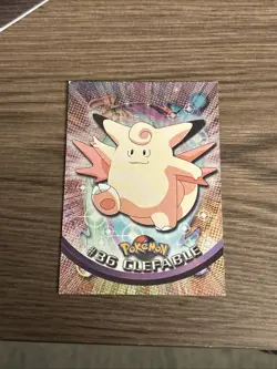 Topps Pokemon #36 Clefable HOLO/FOIL CARD - TV Animation Edition, 1999 - Image 1