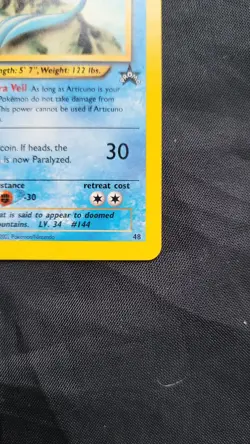 Pokemon Cards: Wizards Black Star Promo: Articuno 48 - Image 4