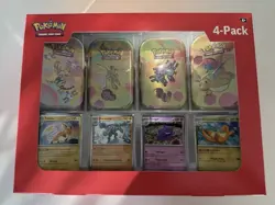 4x Pokemon 4 Pack Mini Tins +4 Promo Cards Bundle 151 SAMS CLUB EXCLUSIVE Sealed - Image 3