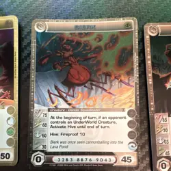 Chaotic TCG 15 RARE Creature Card Lot Glost Bierk Lendai Uboraan Blazier 2008 - Image 3