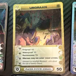 Chaotic TCG 15 RARE Creature Card Lot Glost Bierk Lendai Uboraan Blazier 2008 - Image 5