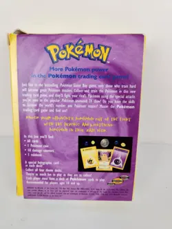 Pokemon TCG Base Zap! Theme Deck Box 1999 EMPTY BOX ONLY (No Cards) - Image 4