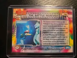 Pokemon Topps Movie card HOLO /Black label/ no.32 "The Battle Renewed" - Image 2