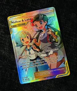 Mallow & Lana Cosmic Eclipse Full Art Ultra Rare Card 231/236 Pokemon TCG Mint - Image 1