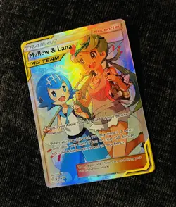 Mallow & Lana Cosmic Eclipse Full Art Ultra Rare Card 231/236 Pokemon TCG Mint - Image 2