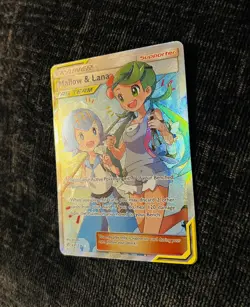 Mallow & Lana Cosmic Eclipse Full Art Ultra Rare Card 231/236 Pokemon TCG Mint - Image 4
