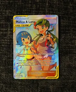 Mallow & Lana Cosmic Eclipse Full Art Ultra Rare Card 231/236 Pokemon TCG Mint - Image 5