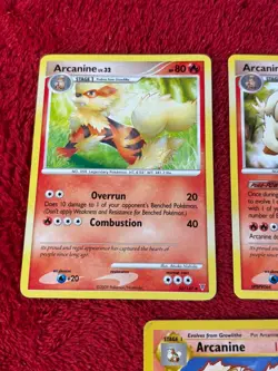 3 Card Arcanine Pokemon Card Lot-shadowless Etc 3 Cards ! - Image 3