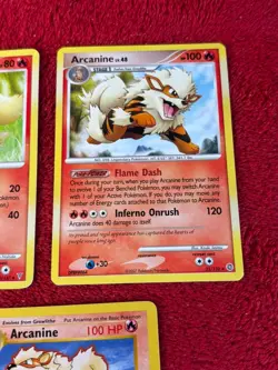 3 Card Arcanine Pokemon Card Lot-shadowless Etc 3 Cards ! - Image 4