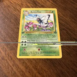 Pokemon TCG Butterfree Jungle 33/64 1st Edition Uncommon Card Vintage 1999 - Image 2