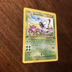 Pokemon TCG Butterfree Jungle 33/64 1st Edition Uncommon Card Vintage 1999 - Image 3
