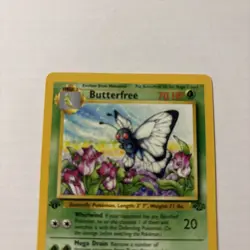 Pokemon TCG Butterfree Jungle 33/64 1st Edition Uncommon Card Vintage 1999 - Image 5