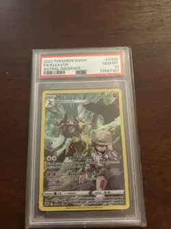 Pokemon TCG Kleavor Holo Rare Card Astral Radiance, TG08/TG30 Psa 10 - Image 1