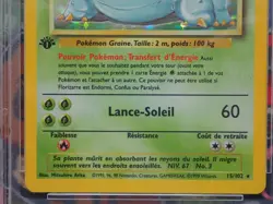PSA 8 Venusaur Florizarre 15/102 1st Edition | Pokemon Base Set Holo Card French - Image 5