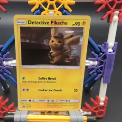 Pokemon TCG Detective Pikachu SM Movie Promos SM190 Black Star Promo Holo Card 2 - Image 1