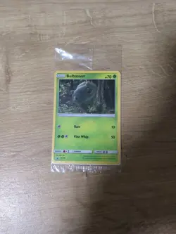 Pokemon TCG Bulbasaur SM198 SM Black Star Promo Card Sealed Mint - Image 1