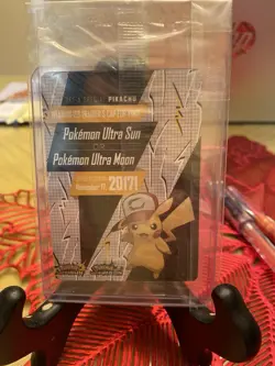 Pokemon Ash's Pikachu TCG SM108 2017 Promo Card NEW & SEALED MINT - Image 2
