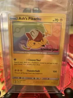 Pokemon Ash's Pikachu TCG SM108 2017 Promo Card NEW & SEALED MINT - Image 3