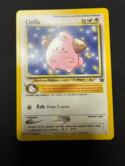 Pokemon Card - Cleffa #31 WoTC Black Star Promo - Image 1