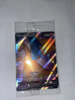 Charizard V Ultra Rare Full Art Pokemon ~ Champion's Path SWSH050 ~ Promo Card - Image 1