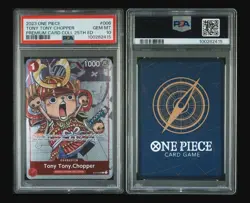 One Piece 2023 Tony Tony Chopper #006 Premium Card Collection 25th GEM MT PSA 10 - Image 1